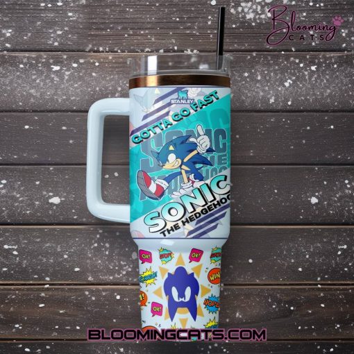 Sonic the Hedgehog “GOTTA GO FAST” Stanley Tumbler