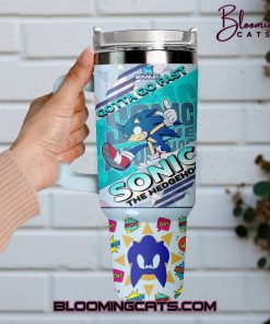 Sonic the Hedgehog GOTTA GO FAST Stanley Tumbler