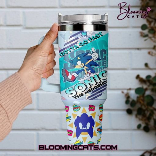 Sonic the Hedgehog “GOTTA GO FAST” Stanley Tumbler