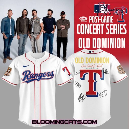 Texas Rangers Old Dominion Show Limited Edition Jersey