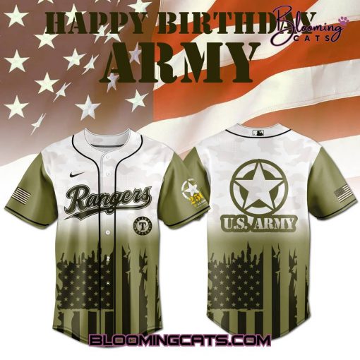 Texas Rangers x U.S. Army 250th Anniversary Tribute Jersey
