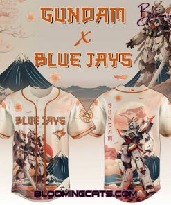 Toronto Blue Jays x Gundam Japan Edition 2025 Special Baseball Jersey