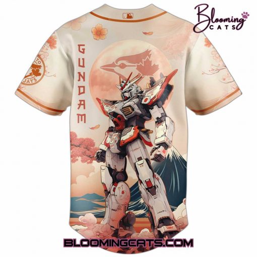 Toronto Blue Jays x Gundam Japan Edition 2025 Special Baseball Jersey