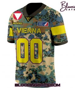 Vienna Vikings Salute to Service 2025 Personalized Football Jersey