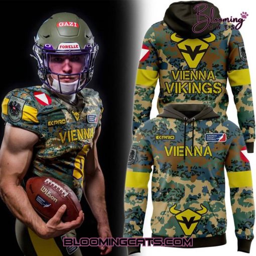 Vienna Vikings Salute to Service 2025 Special Hoodie