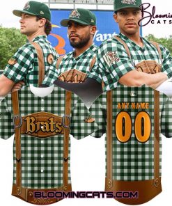 Wisconsin Timber Rattlers Flying Brats 2025 Personalized Baseball Jersey