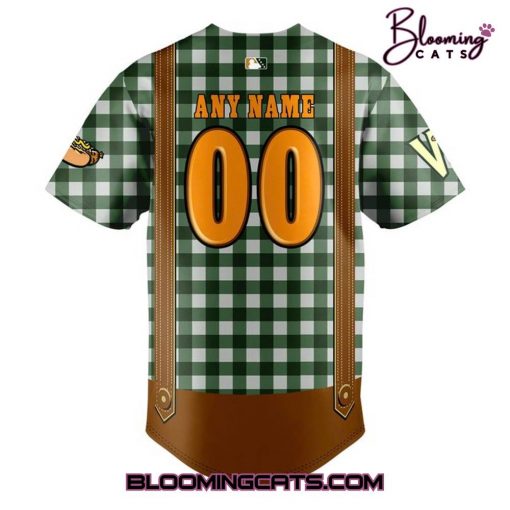 Wisconsin Timber Rattlers Flying Brats 2025 Personalized Baseball Jersey