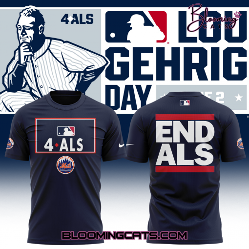 New York Mets Awareness to ALS 2025 T-shirt