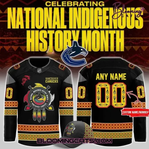 Vancouver Canucks National Indigenous History Month Hockey Jersey
