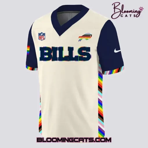 Buffalo Bills x Celebrate Pride Month 2025 Personalized Football Jersey