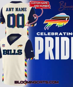 Buffalo Bills x Celebrate Pride Month 2025 Personalized Football Jersey