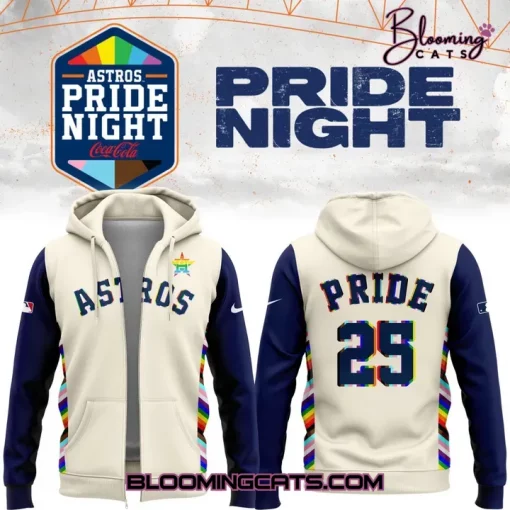 Houston Astros x Pride Month Special Edition Zip Hoodie