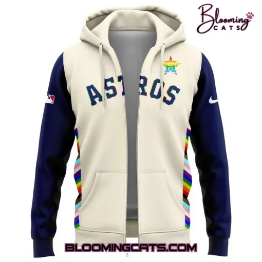 Houston Astros x Pride Month Special Edition Zip Hoodie