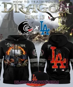 Los Angeles Dodgers x How To Train Your Dragon 2025 Special Hoodie