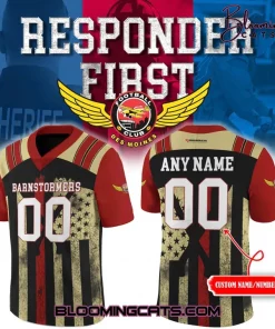 Iowa Barnstormers 2025 First Responders Night Football Jersey