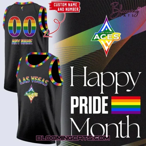Las Vegas Aces x Pride Night 2025 Custom Basketball Jersey