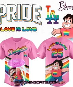 Los Angeles Dodgers x Steven Universe Pride “Love is Love” Special Baseball Jersey