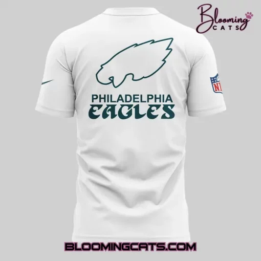 Philadelphia Eagles Playground Build Eagles Stroke 2025 Special White Tee