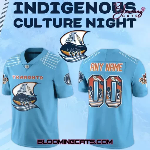 Toronto Argonauts 2025 National Indigenous Culture Night Football Jersey
