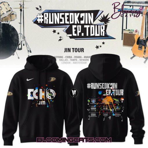 Anaheim Ducks x JIN RunSeokjin Ep. Tour 2025 Special Hoodie