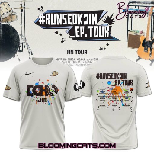 Anaheim Ducks x JIN RunSeokjin Ep. Tour 2025 Special Tee