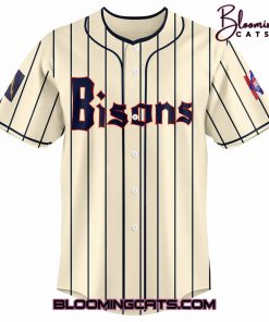 Buffalo Bisons Vintage Movie Night Custom Baseball Jersey