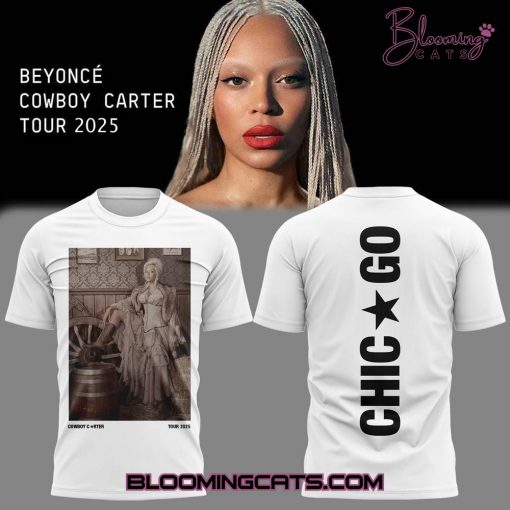 COWBOY CARTER Tour Beyonce x CHICAGO Limited Edition 2025 T-Shirt