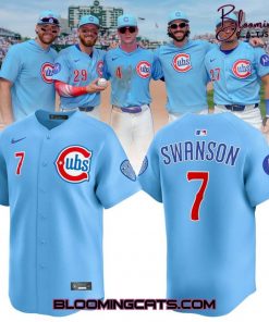 Chicago Cubs Baby Blue 2nd Alternate Limited Edition Baseball Jersey