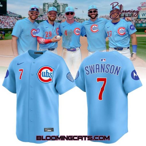 Chicago Cubs Baby Blue 2nd Alternate Limited Edition Baseball Jersey