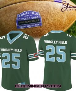 Chicago Cubs Wrigley Field Special Football Jersey
