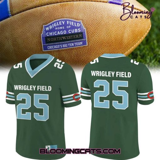 Chicago Cubs Wrigley Field Special Football Jersey