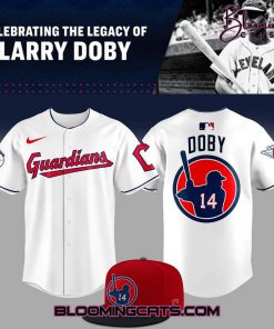 Cleveland Guardians Celebrating Larry Doby Day Baseball Jersey