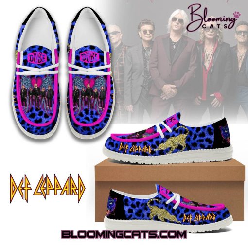 Def Leppard New 2025 Hey Dudes Shoes