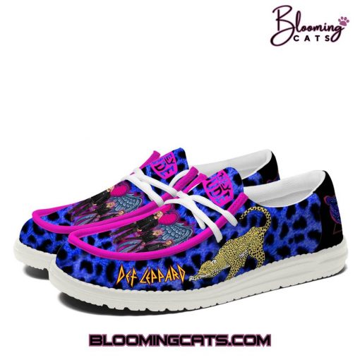 Def Leppard New 2025 Hey Dudes Shoes