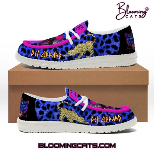 Def Leppard New 2025 Hey Dudes Shoes