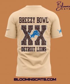 Detroit Lions x Chris Brown Breezy Bowl XX 2025 Special Tee