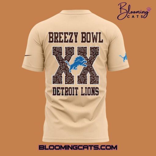 Detroit Lions x Chris Brown Breezy Bowl XX 2025 Special Tee