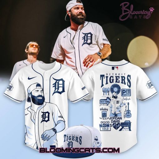 Detroit Tigers X Jordan Davis Music Special Baseball Jersey