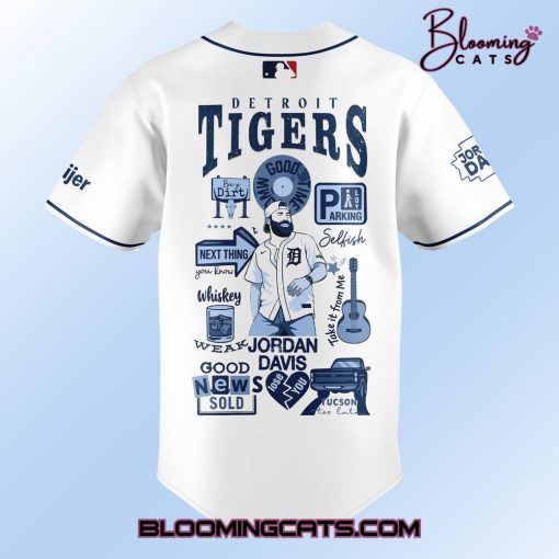 Detroit Tigers X Jordan Davis Music Special Baseball Jersey