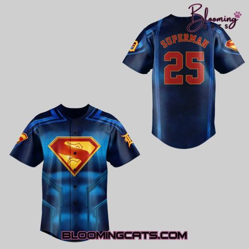 Detroit Tigers x Superman 2025 Special Edition Jersey
