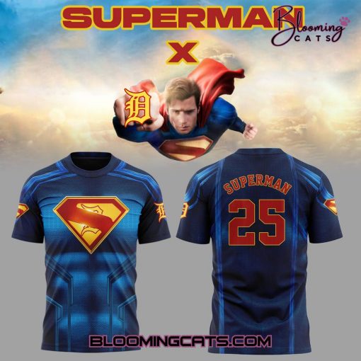 Detroit Tigers x Superman 2025 Special Edition Shirt