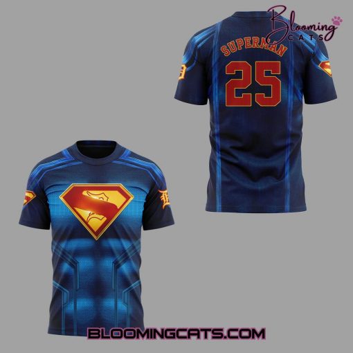 Detroit Tigers x Superman 2025 Special Edition Shirt
