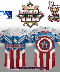 El Paso Chihuahuas x Captain America 2025 Jersey