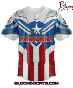 El Paso Chihuahuas x Captain America 2025 Jersey