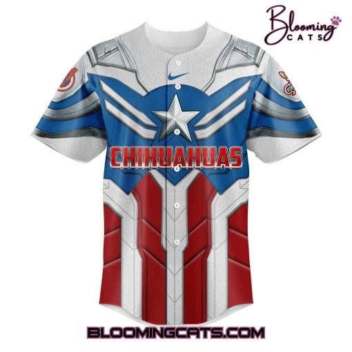 El Paso Chihuahuas x Captain America 2025 Jersey