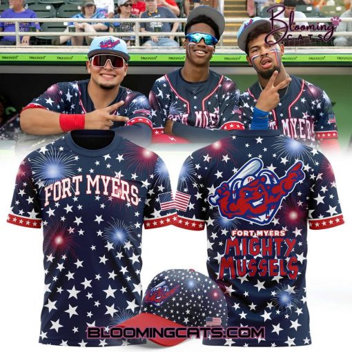 Fort Myers Mighty Mussels Independence Day 2025 Tee