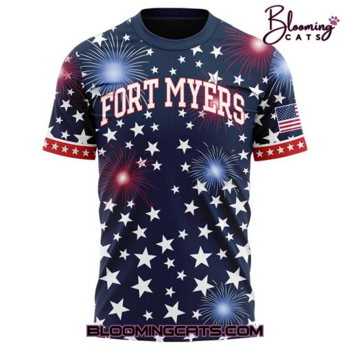 Fort Myers Mighty Mussels Independence Day 2025 Tee