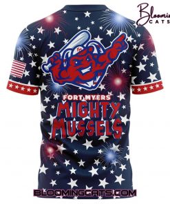 Fort Myers Mighty Mussels Independence Day 2025 Tee