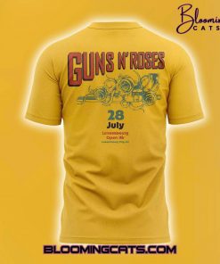 Guns N Roses World Tour to Luxembourg 2025 TShirt