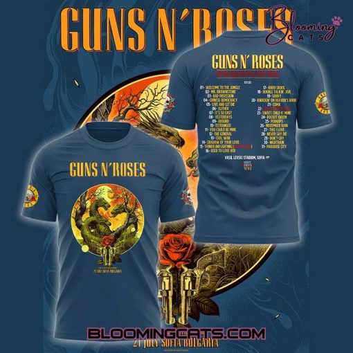 Guns N’ Roses x Bulgaria Tour Shirt – For Fan!